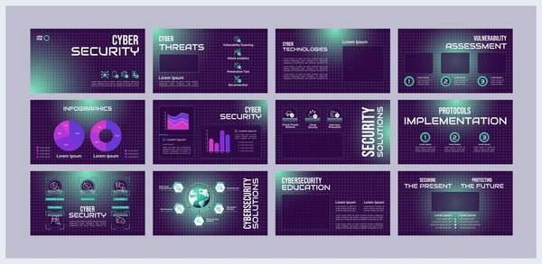 Cybersecurity Purple Design
